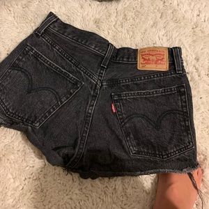 Black Levi Shorts size 0-2